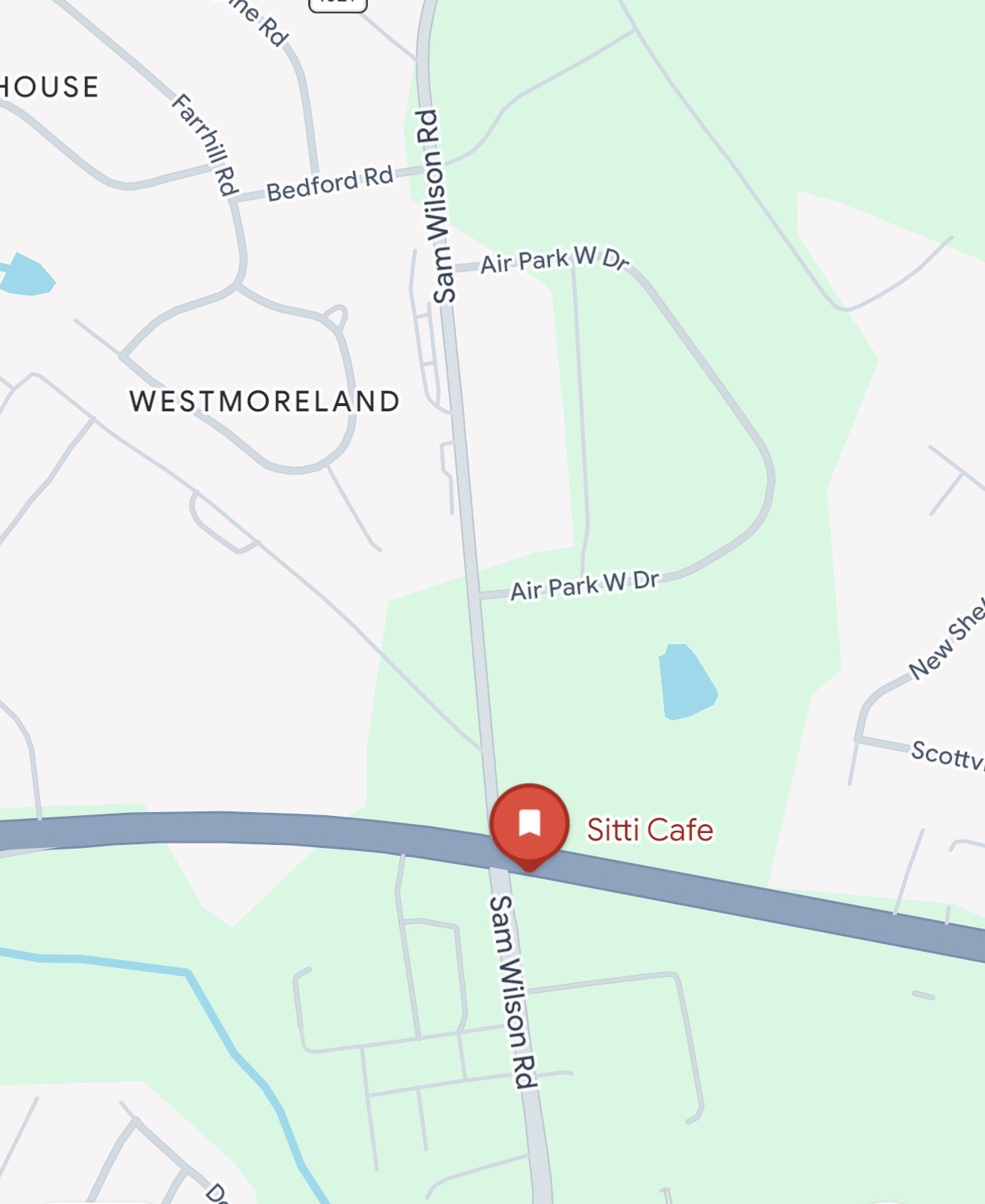 Map showing Sitti Café location